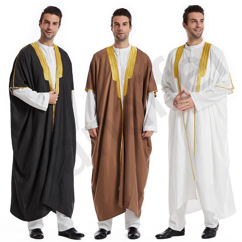 Dubai Muslim Bachelor's Dress Graduation Speech Dress Arabic Robe Cloak ...