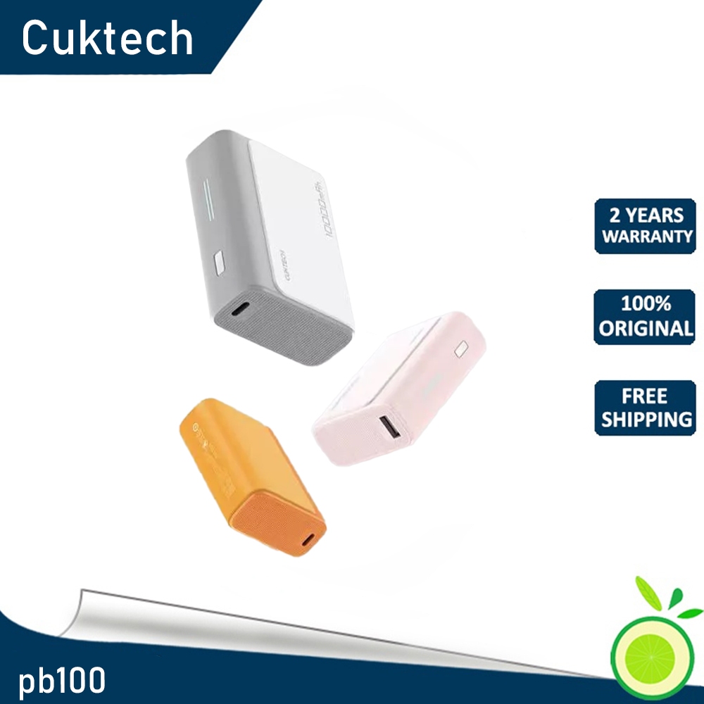 Cuktech PB100 Power Bank 10000mAh Pocket Version USB type C 30W 2-way ...