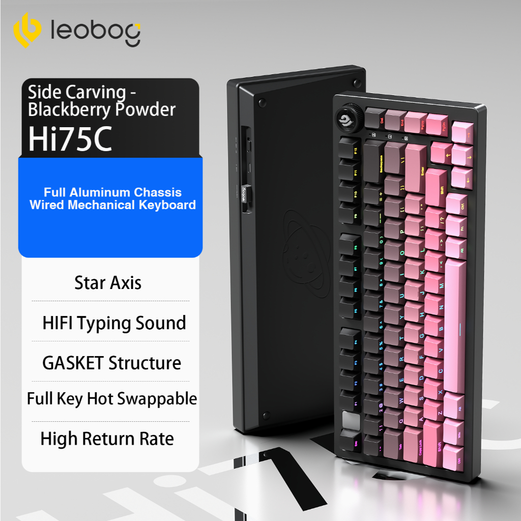 AULA LEOBOG Hi75C PRO Customized Mechanical Keyboard 81 Keys 2.4G ...