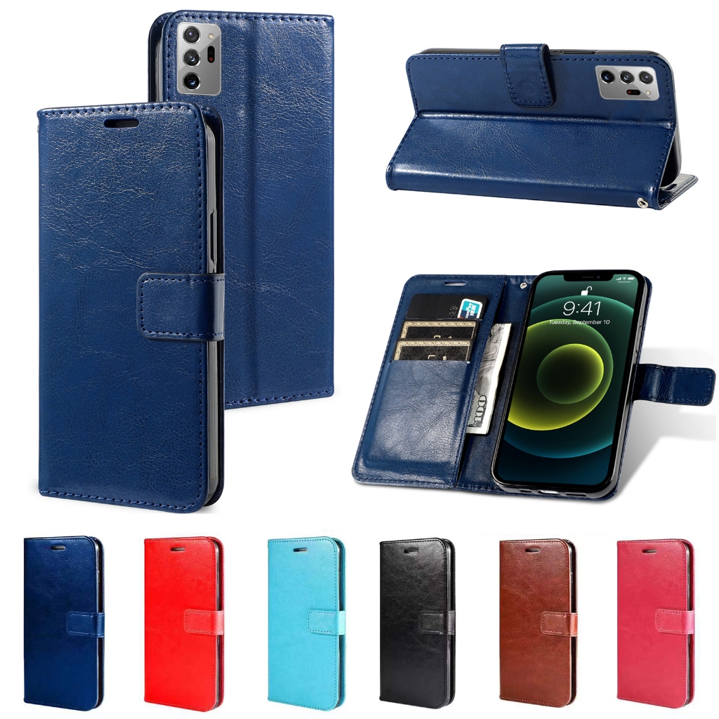 Flip Case Samsung M30 Leather Cover VSS Samsung M30 Flip Cover