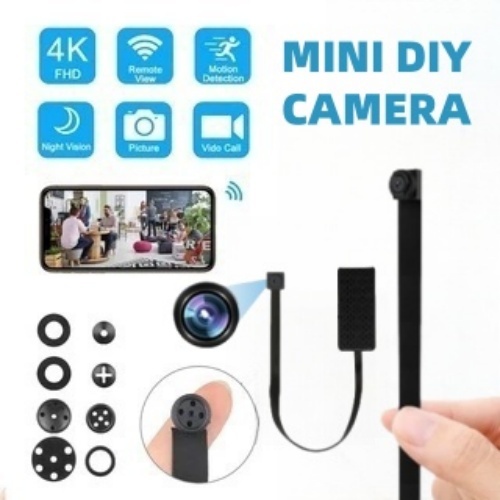 【Ready Stock COD 】Wireless WIFI IP DIY Hidden Screw Pinhole HD Mini ...