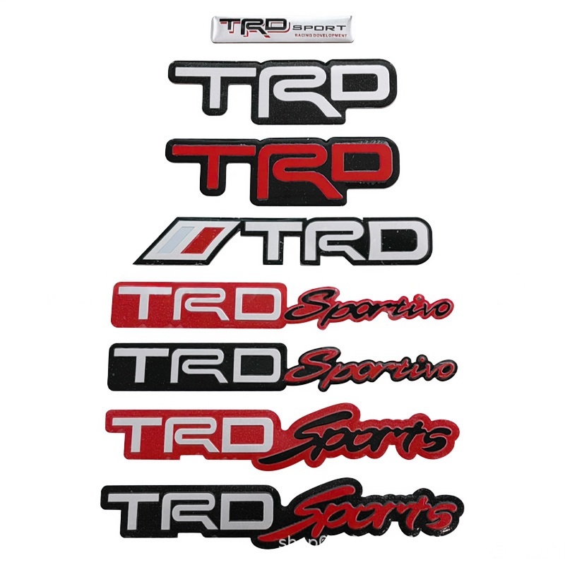 Toyota TRD SPORTS 3D high quality metal car emblem TRD SPORTIVO car ...