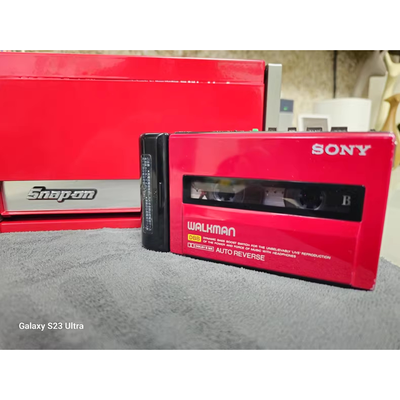 Sony Walkman WM-150 Cassette Machine Rare Red Lacquer Collector's ...