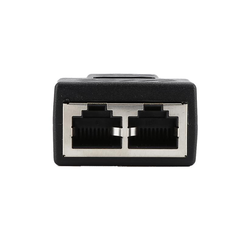 1 To 2 Way LAN RJ45 Extender Splitter LAN Ethernet Cable Adapter For ...