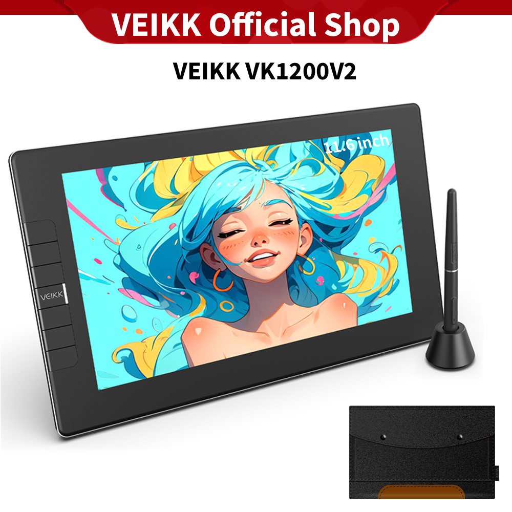 Veikk VK1200v2 Pen Display 11.6 Inch 8192 Levels Drawing Monitor