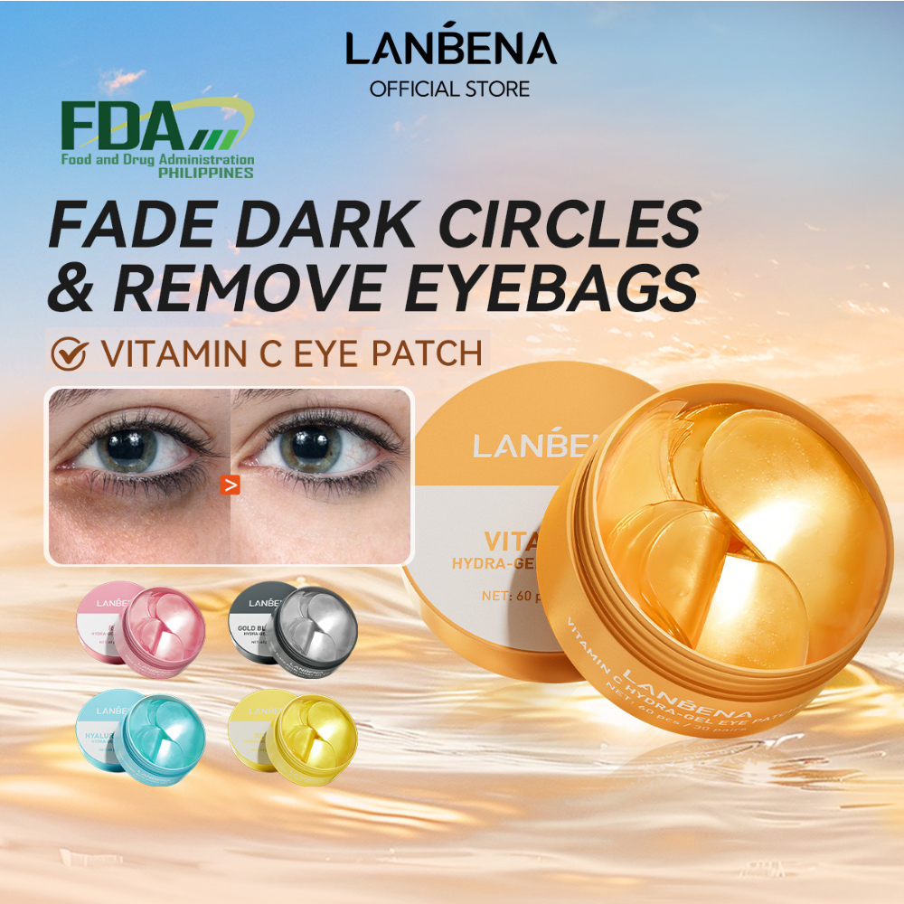 LANBENA Eye Mask Anti-Aging Collagen Eye Patch Vitamin C Eyemask 24k ...