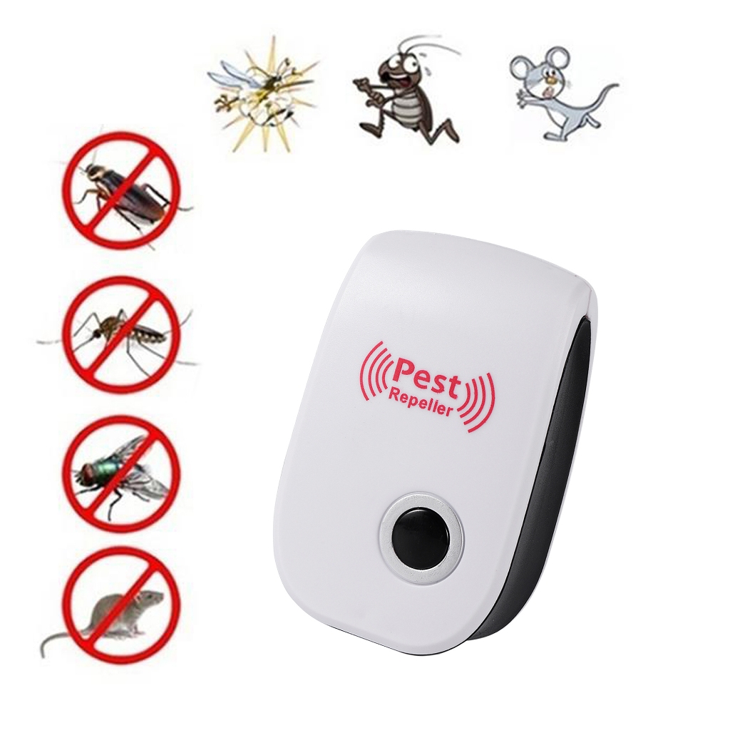 Mosquito Killer Electronic Ultrasonic Mouse Repellent Cockroach Pest ...