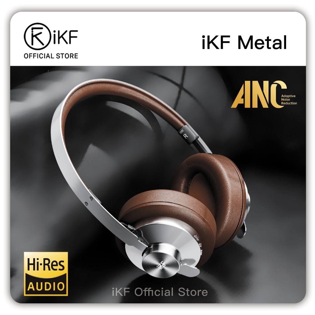 RCA WAVE-75 ANC Bluetooth Wireless Headphones - 25H Playtime, Metallic – My Store