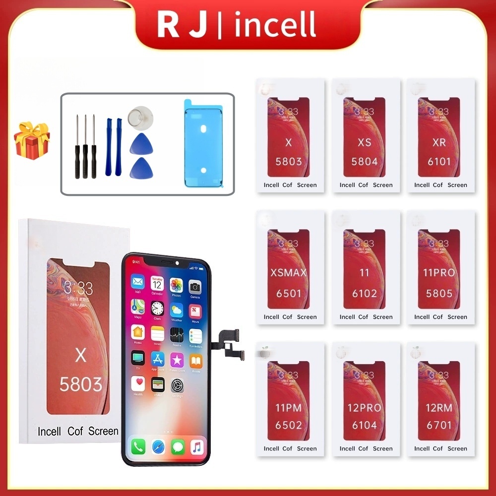 LCD Display Replacement RJ For iPhone X Xs XR 11 12 13 15 13mini 12pro ...