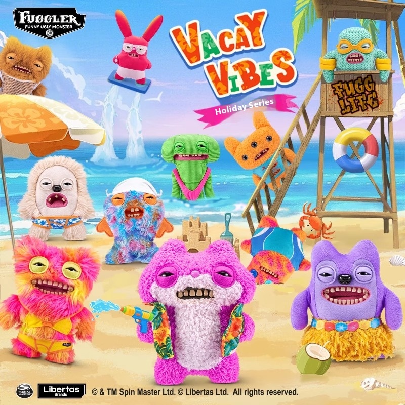 Fuggler Vacation Series Monster Doll Plush Doll Ugly Cute Funny Trendy ...