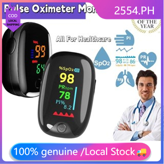 Medical Digital Pulse Oximeter Sports SpO2 PR Heart Rate Monitor Blood ...