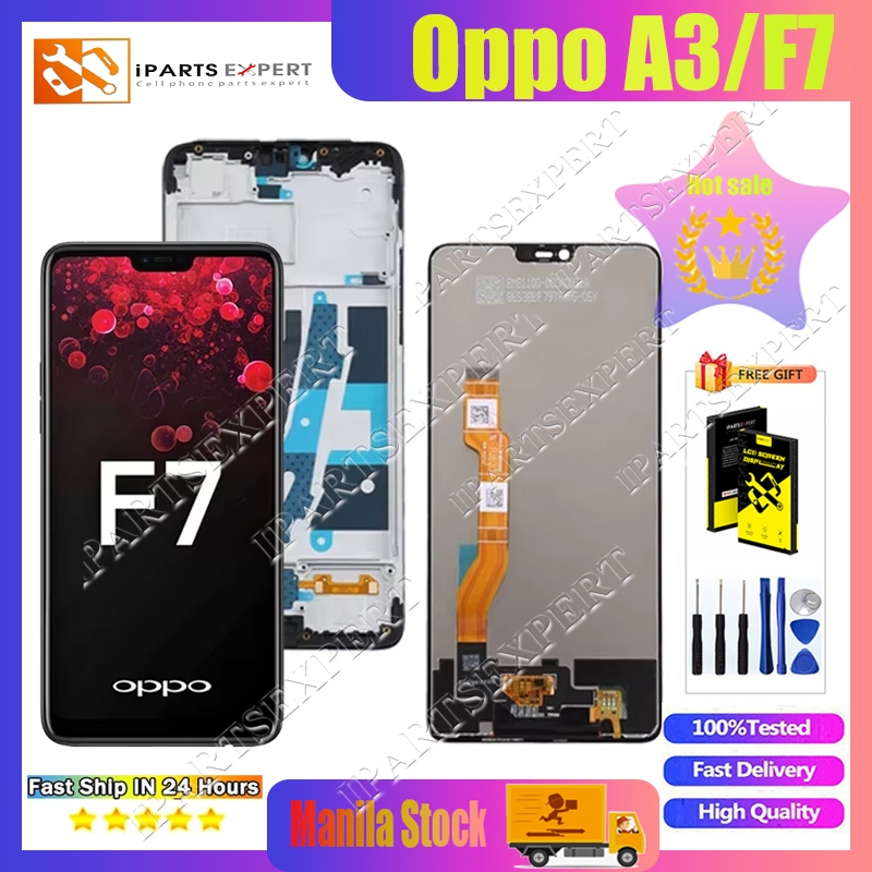 Écran LCD + Vitre Tactile Pour Oppo A3 Et F7 - Neuf Sous Emballage - Compatible Original