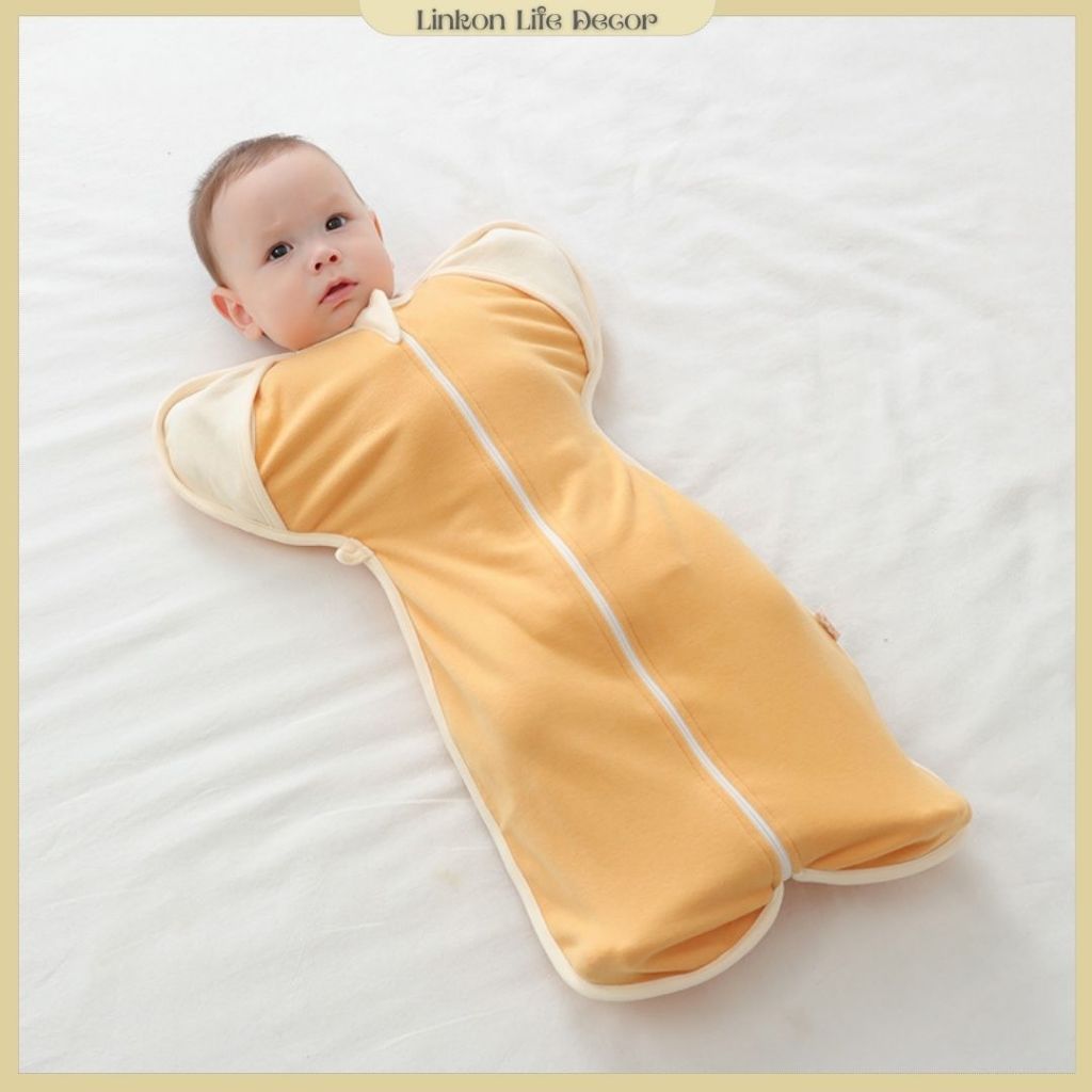 Thick Baby Sleeping Bag with Versatile Sleeves, Baby Swaddle