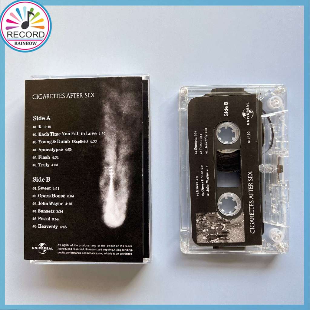 Original Cigarettes After Sex Cassette Tape + Lyric Book Collector's  Edition