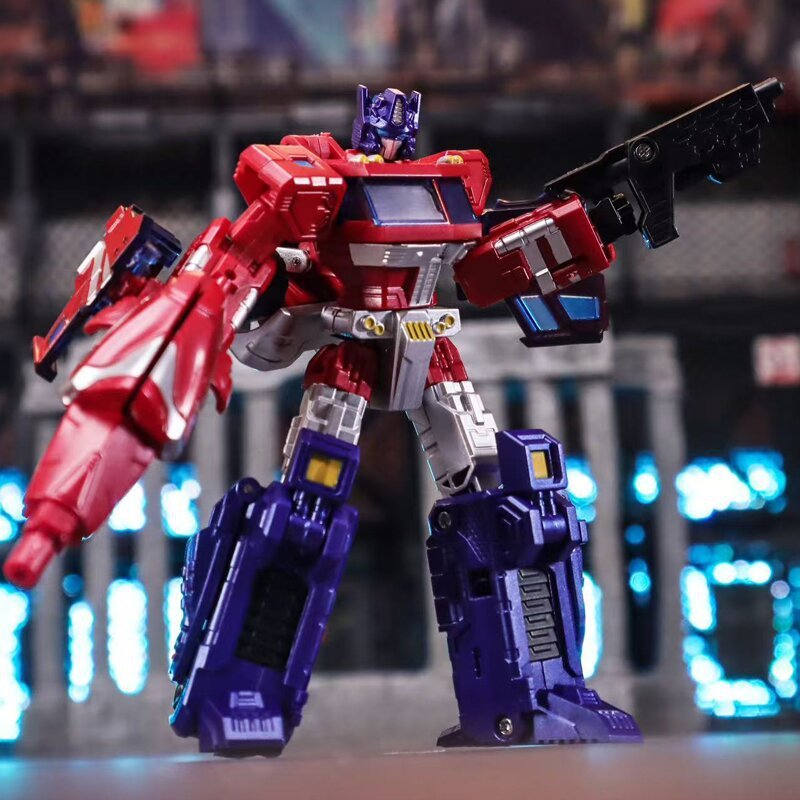 JD-01 Classic Butter Small Scale Optimus Prime Car Robot Model ...