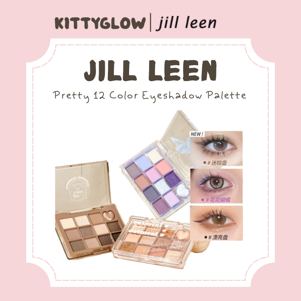 JILL LEEN Pretty 12 Color Eyeshadow Palette | Shopee Philippines