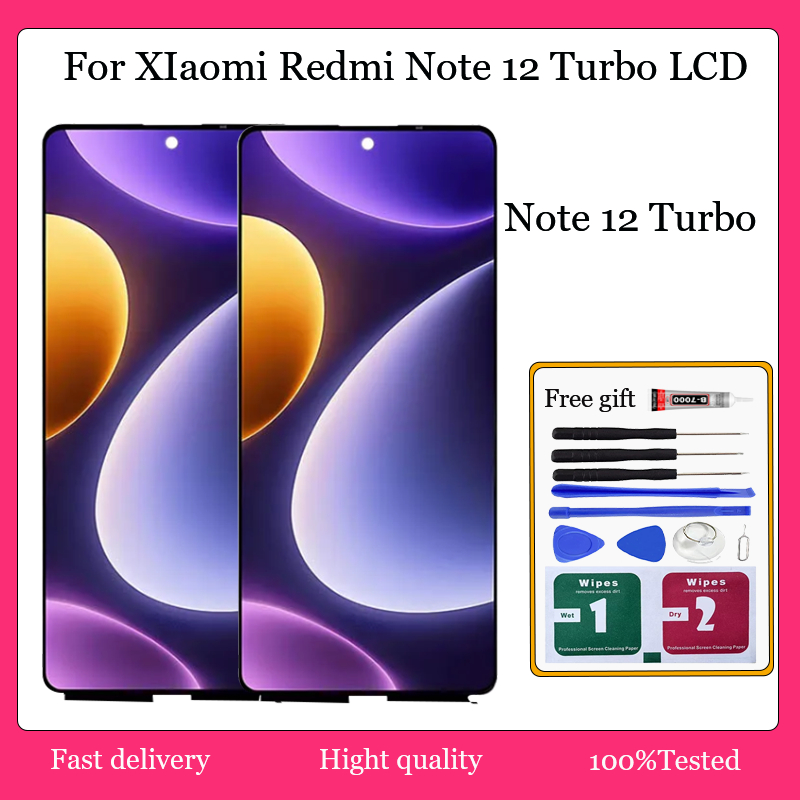 Original AMOLED For Xiaomi Redmi Note 12 Turbo LCD Display Touch Screen ...