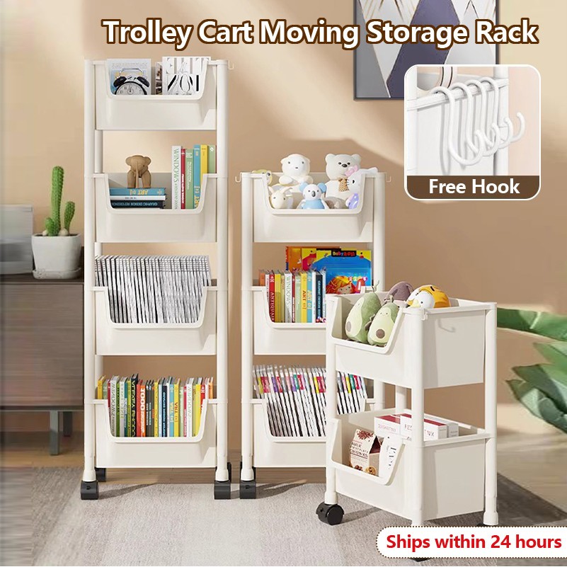 Organizer Rack Trolley Cart Organizer Shelf Table Organizer Storage ...