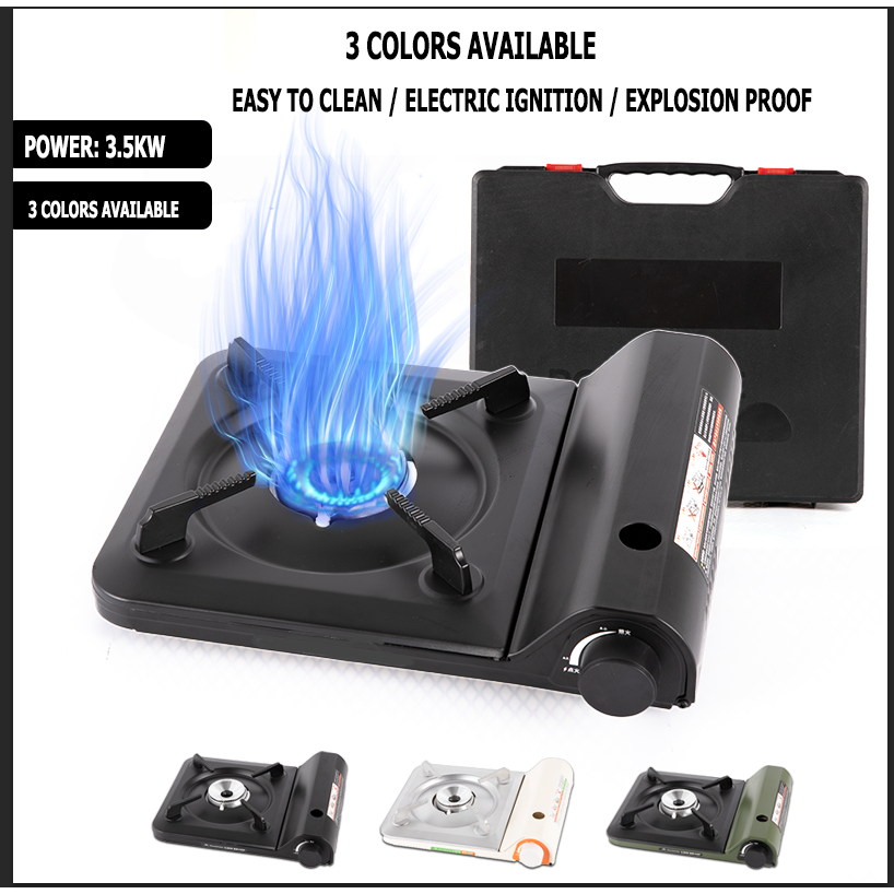 2N1 ultrathin 3500W New Portable Butane Gas Stove Mini Camping Portable ...