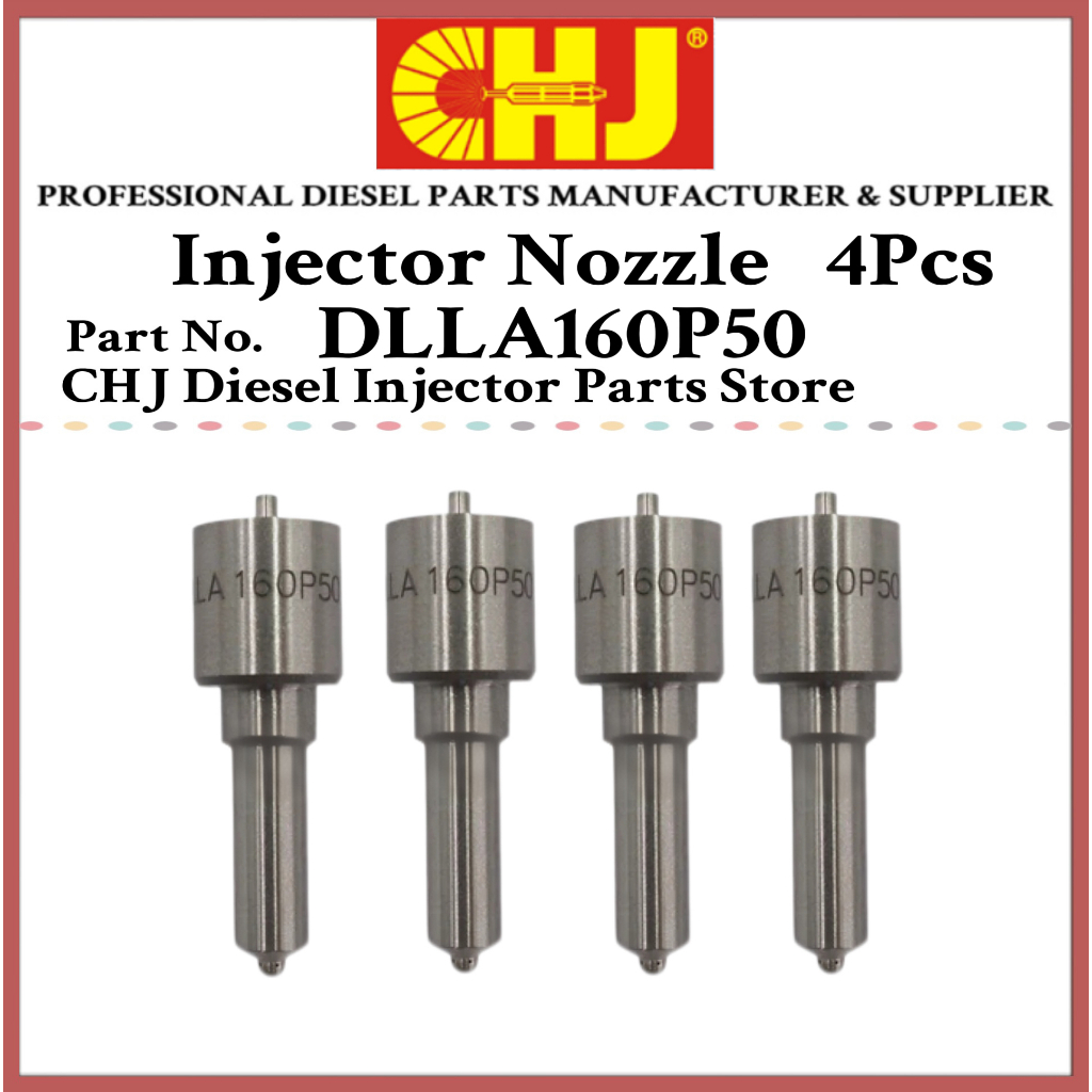 4Pcs Diesel Injector Nozzle DLLA160P50 for MITSUBISHI Fuso 4D31 4D33 ...