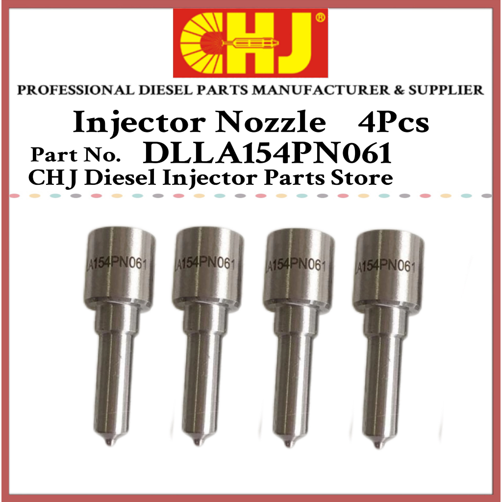 4pcs DLLA154PN061 Fuel Injector Nozzle Tip 105017-0610 Diesel Pump ...