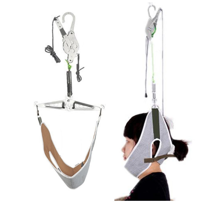 Brace Home Cervical Traction Kit Neck Stretch Correction Hanging ...