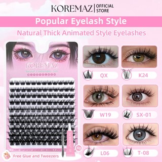 【Gift glue tweezers】KOREMAZ eyelash extensions Set with glue and ...