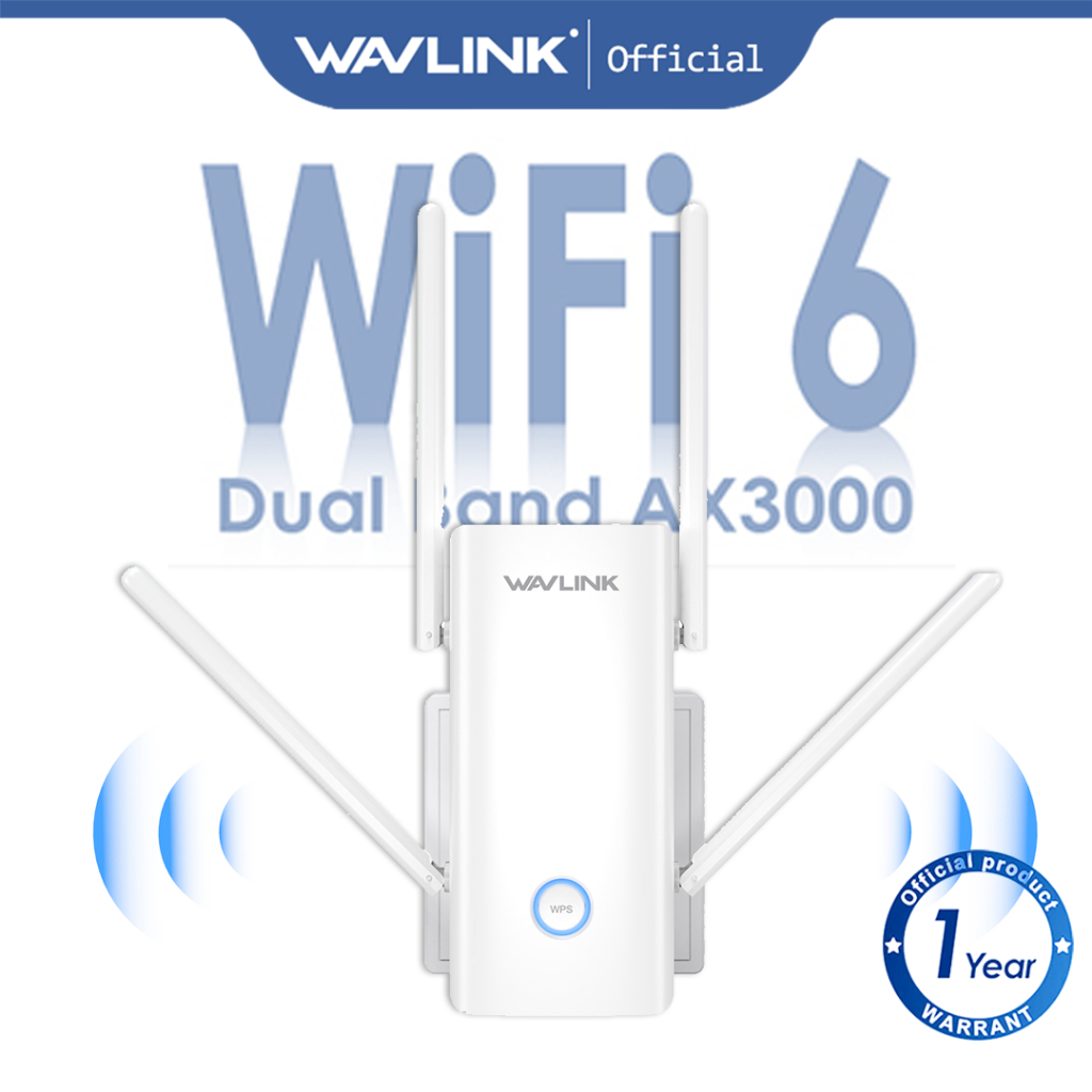 Wavlink Wifi 6 AX3000M Dual Band 2.4g 5g Repeater Support Router AP ...