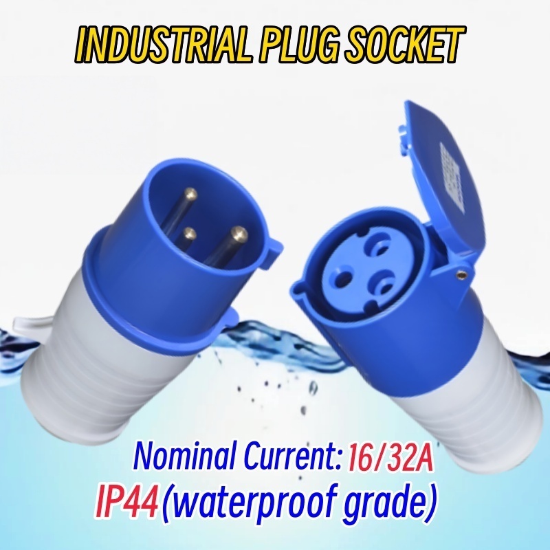 Electrical Industrial Plug and Socket IP44 Waterproof Explosion-Proof ...