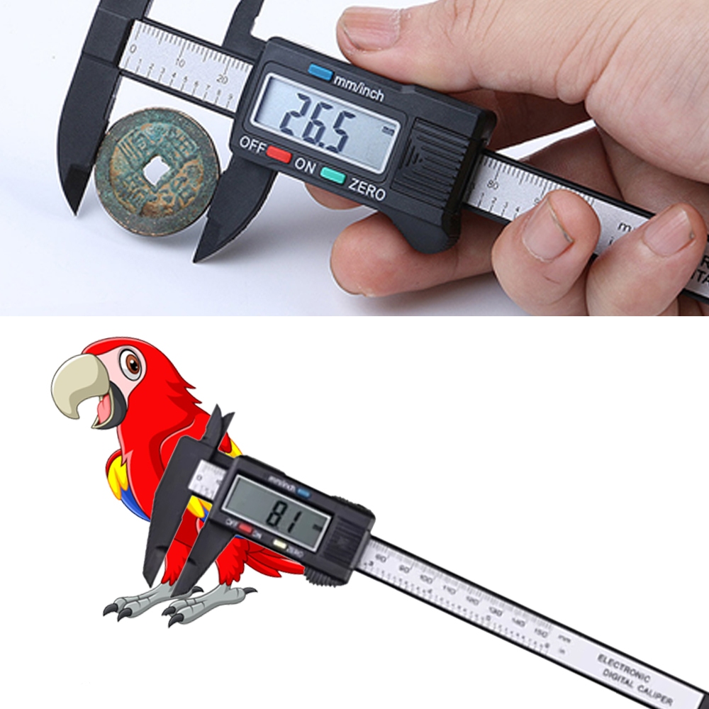 150/100mm Measuring Tool Electronic Caliper Ruler Digital Vernier ...