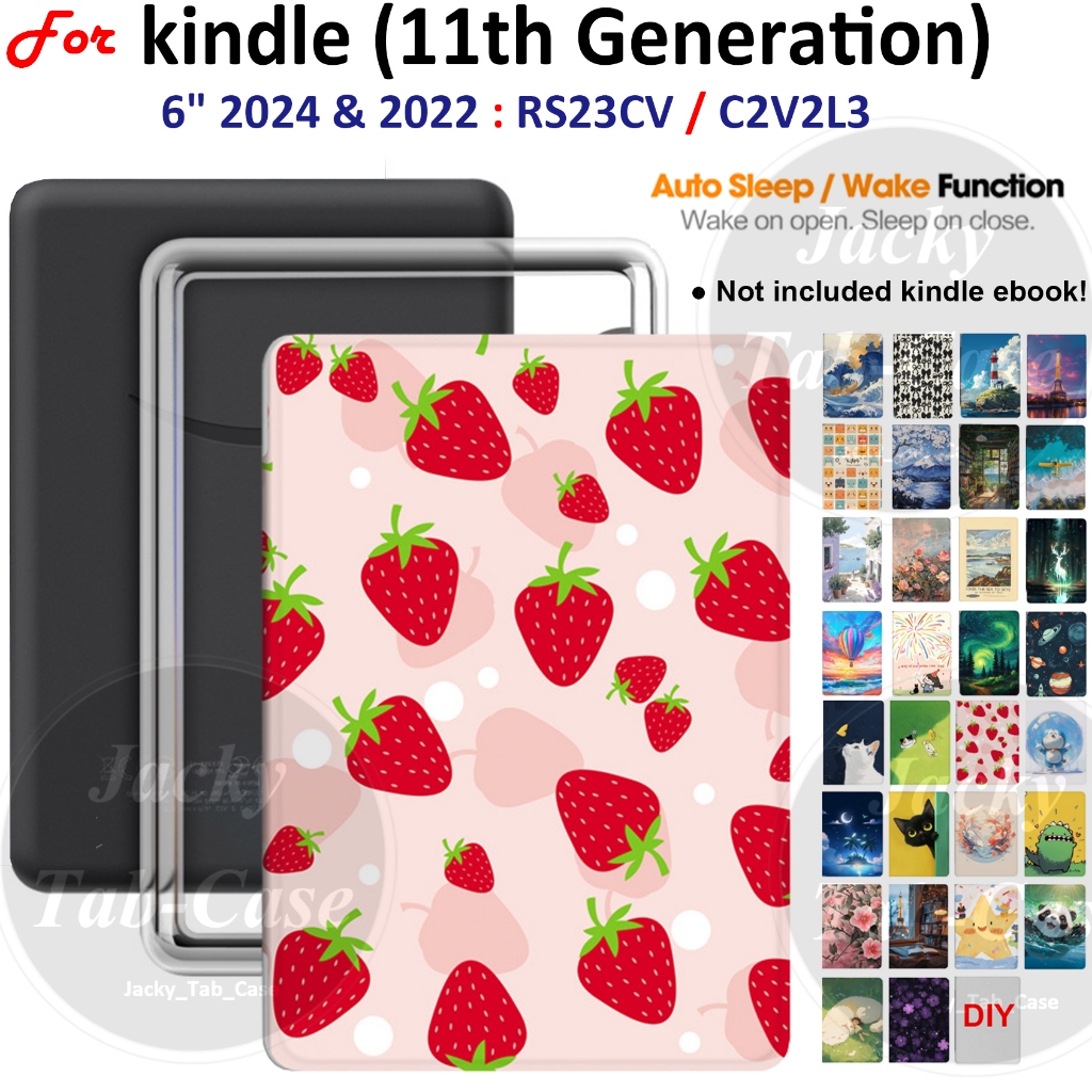Para Kindle 11ª Geração 2024 2022 C2V2L3 e RS23CV 6 Básico Ebook Capa