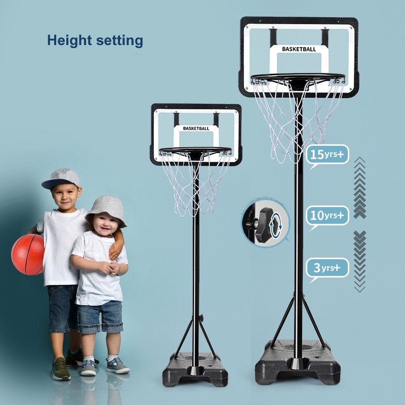 【Height Adjustable】 Basketball Ring for Kids/Adults 6.5/8.2ft Standard ...