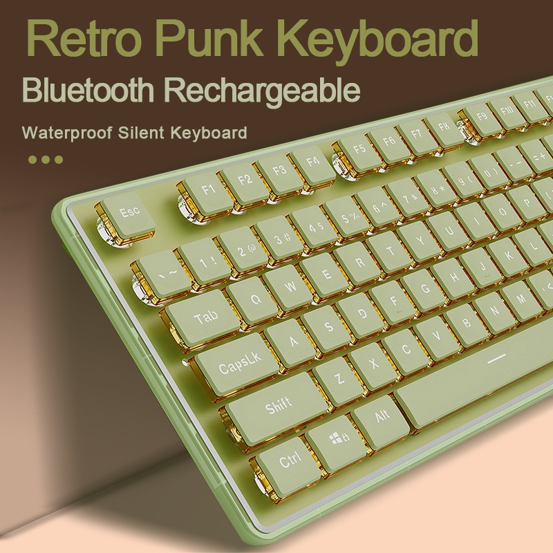 Ultra-Slim Waterproof V3 Wireless Bluetooth Keyboard Silent Floating ...