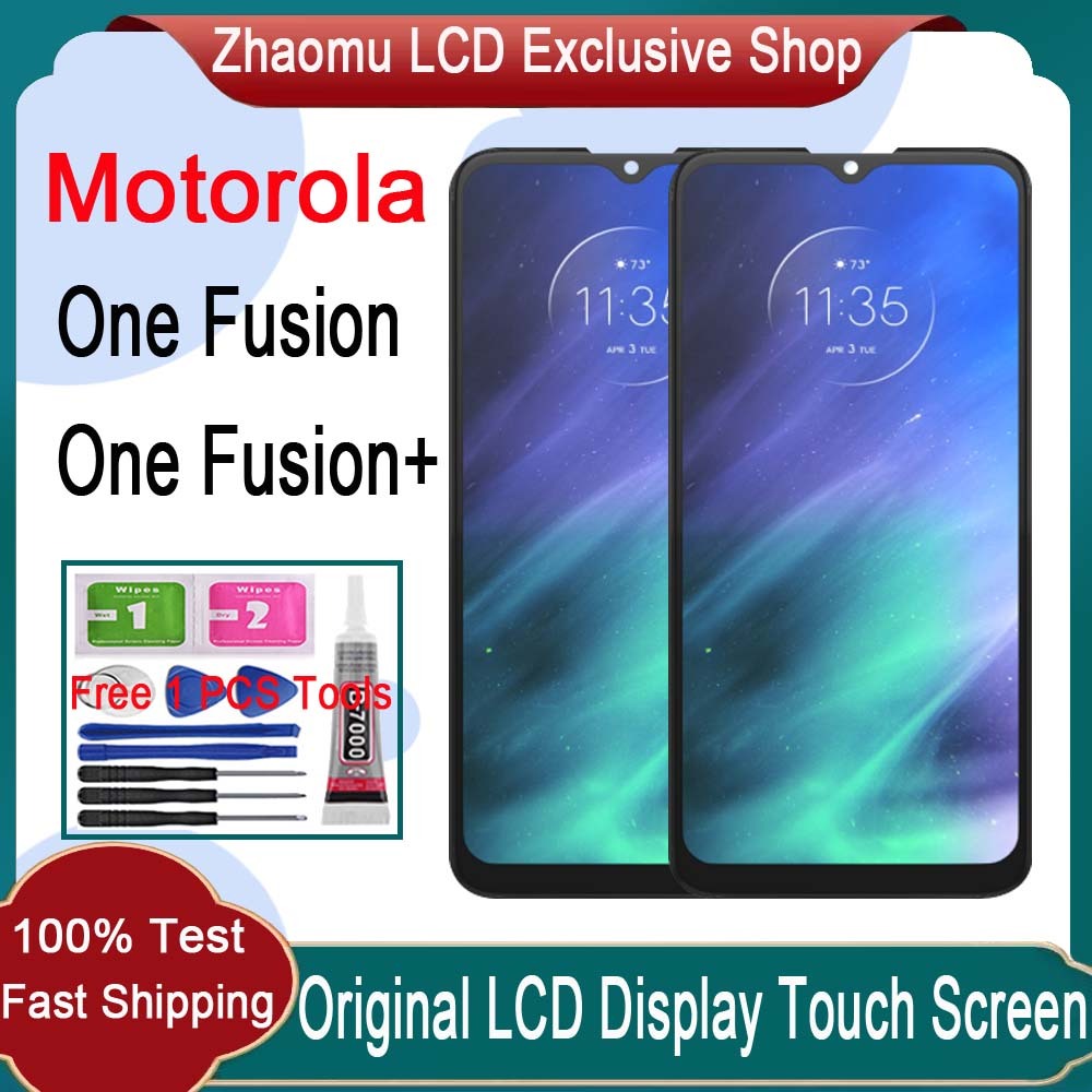 Original Motorola One Fusion One Fusion Plus LCD Display Touch Screen ...
