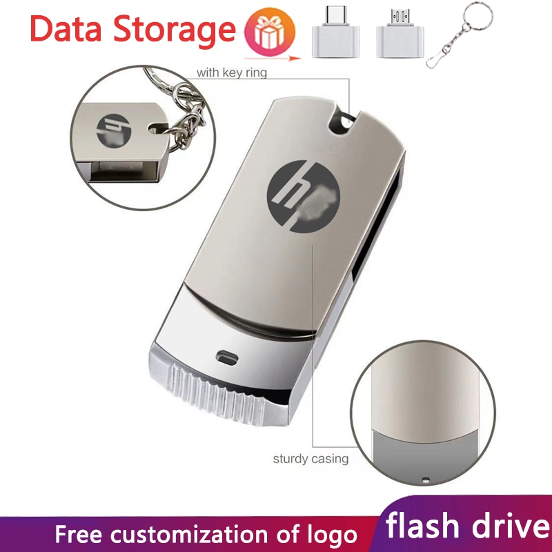 360°Metal Rotating Flash Memory Driver 32GB/64GB/128GB/256GB/512GB/1TB ...