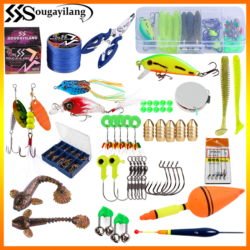 Bass Fishing Amazon Fishing Tackle Accessories Tackle Bag Tackle Box  Catfish Equipment Basic Fishing Tackle Kit