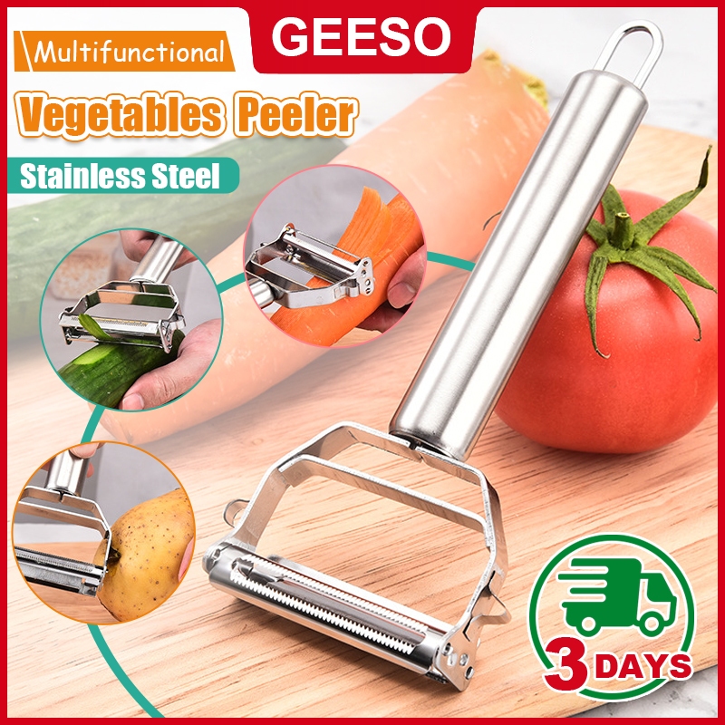 GEESO Stainless Steel Peeler Vegetable Cucumber Carrot Fruit Potato ...
