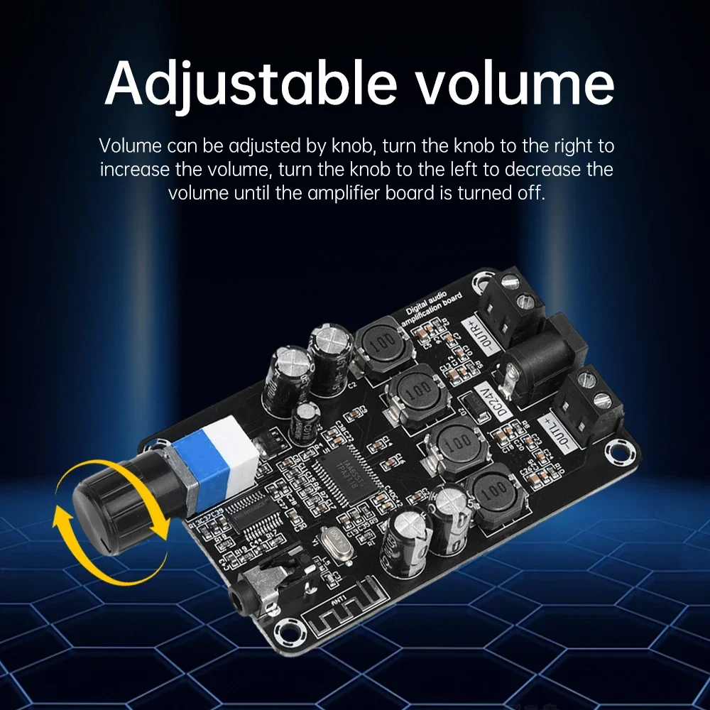 Modulo Amplificatore Audio Bluetooth TPA3118D2 Classe D XH-A415 - DC 12-24V - Foto 2
