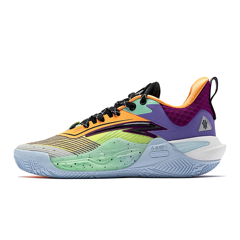 On Court Kai Kyrie Irving Shoes Purple And Yellow ANTA KAI SPEED