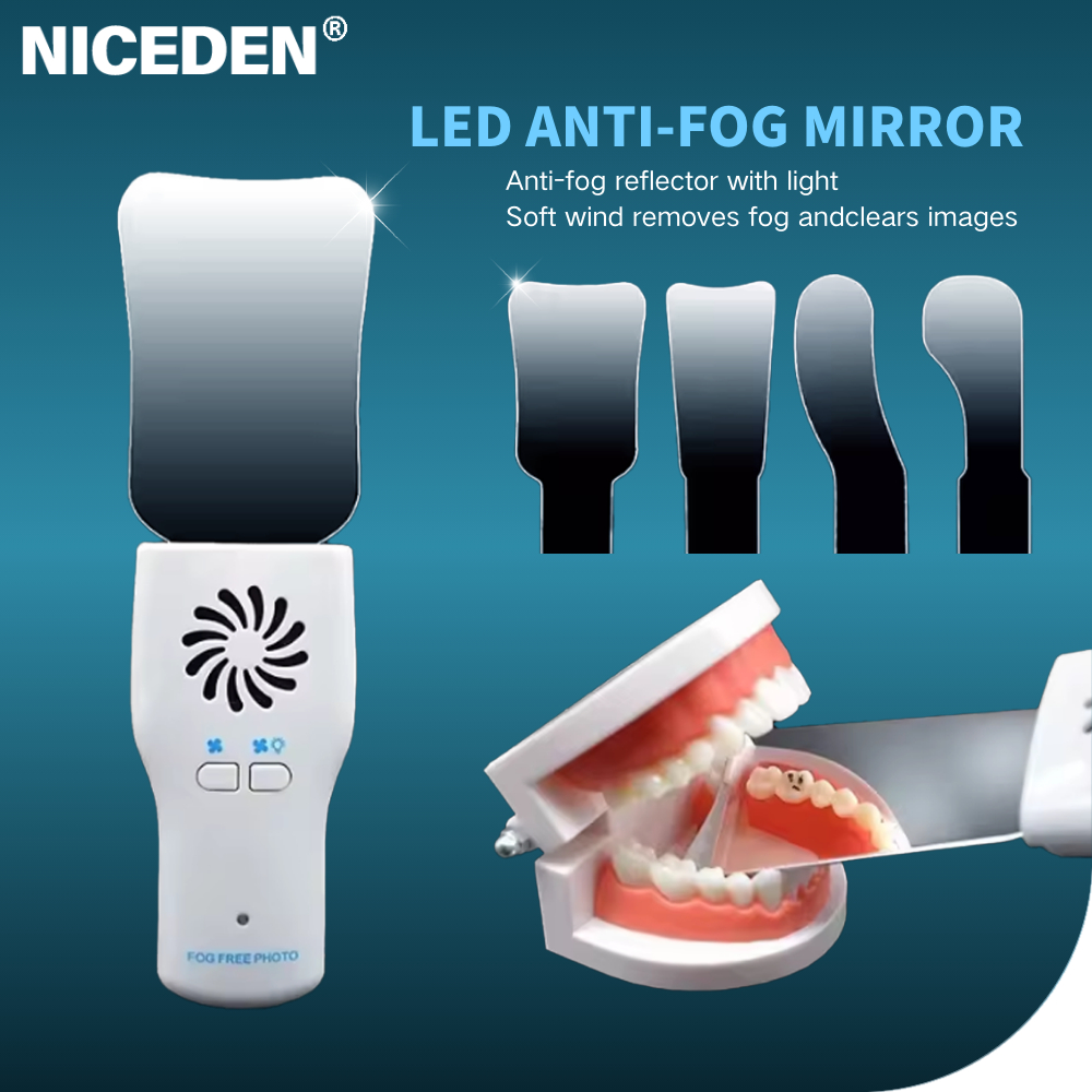 NICEDEN Dental Automatic Defogging Mirrors Oral Photography Orthodontic ...