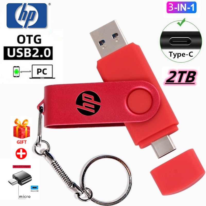 2TB 3-in-1 USB flash drive type c/Micro gift 1TB 512GB 256GB 128GB 64GB ...