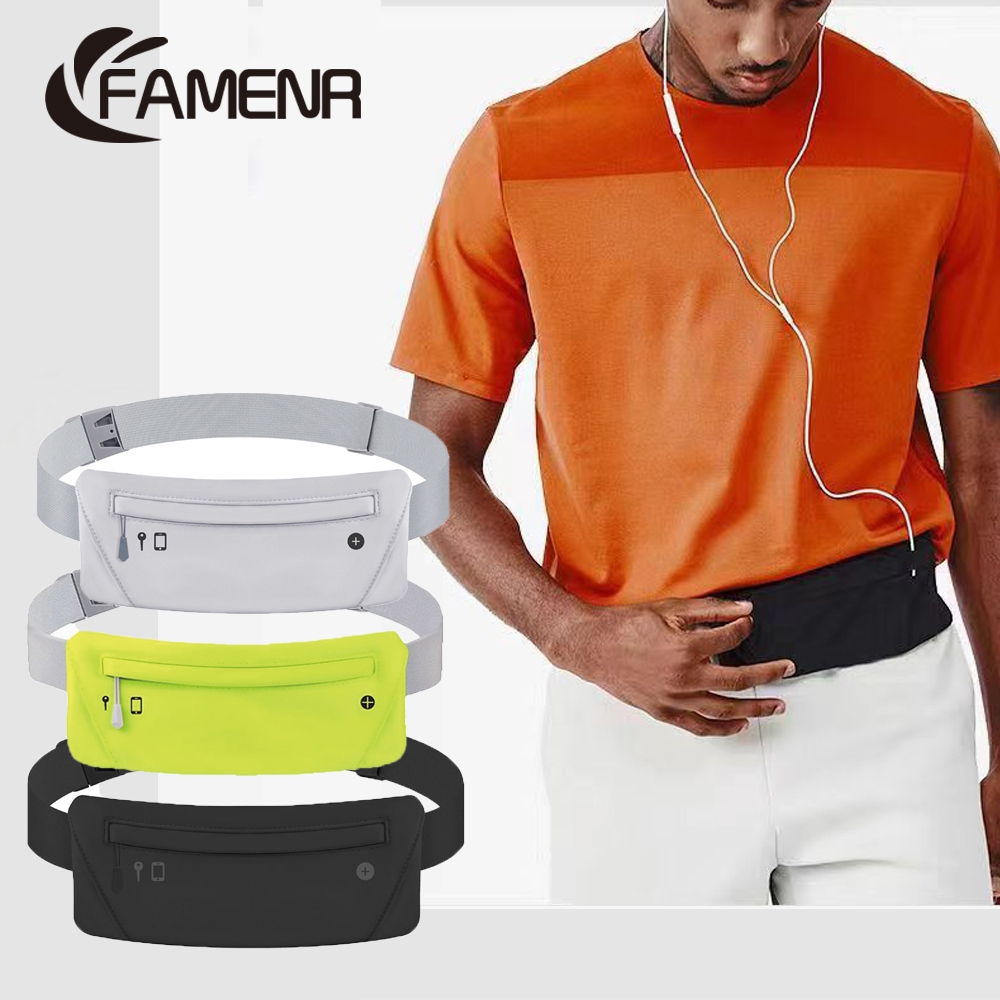 FAMENR [48-Hour Ship] Running Belt Waist Packs,belt bag for woman outfit  Ultra Light Bounce Free Waist Pouch Fitness Belt Sport for Women Men