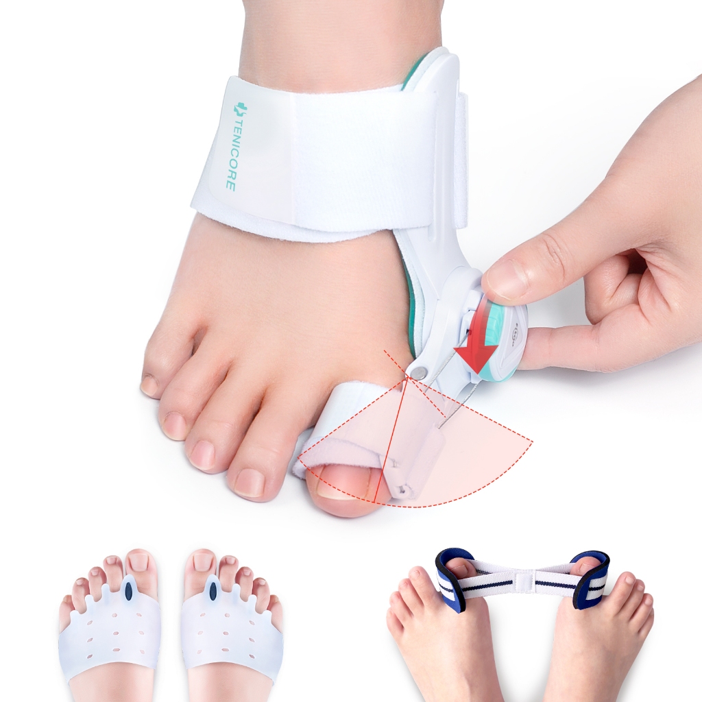 Tech Love Bunion Corrector Big Toe Bone Straightener Hallux Valgus Toe ...