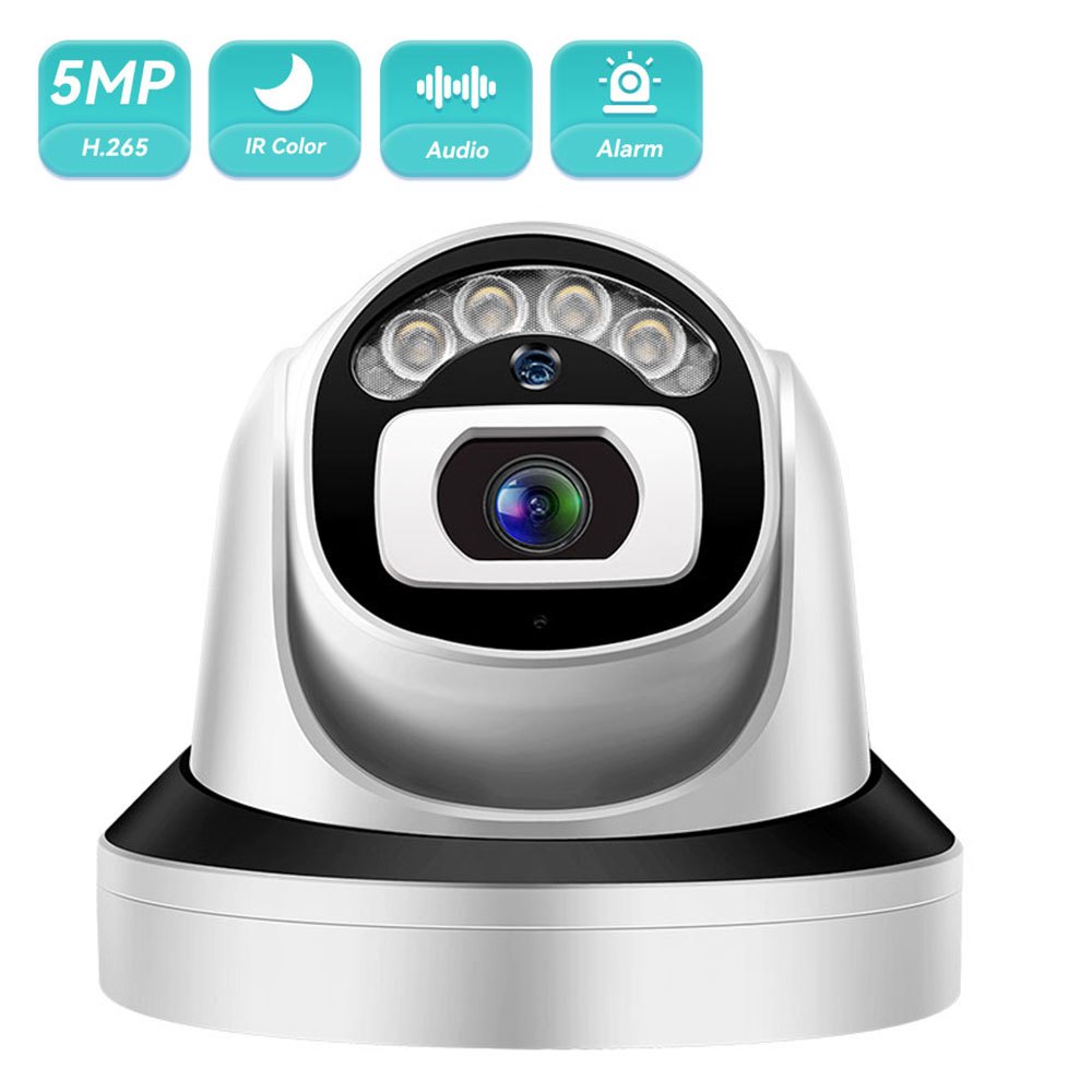 Hamrol 5MP Dome POE IP Camera 3MP 2MP Two-Way Audio Ai Human Detection ...