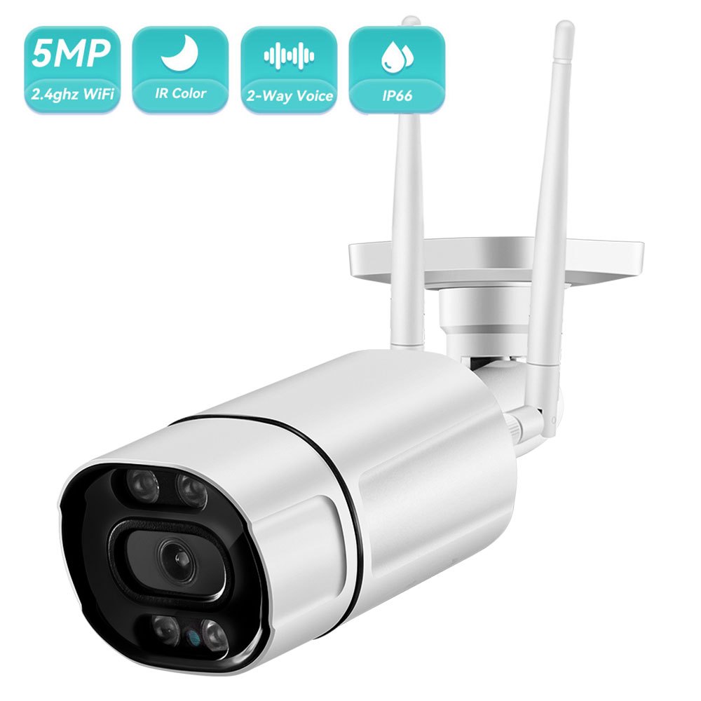 Hamrol 5MP Dual Light Day Night Full Color Wireless Gun Camera Outdoor ...