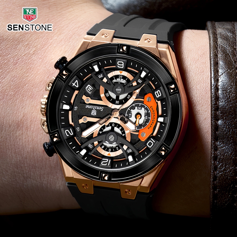 SENSTONE Watch for Men All New Style Porsche Design Original Waterproof ...
