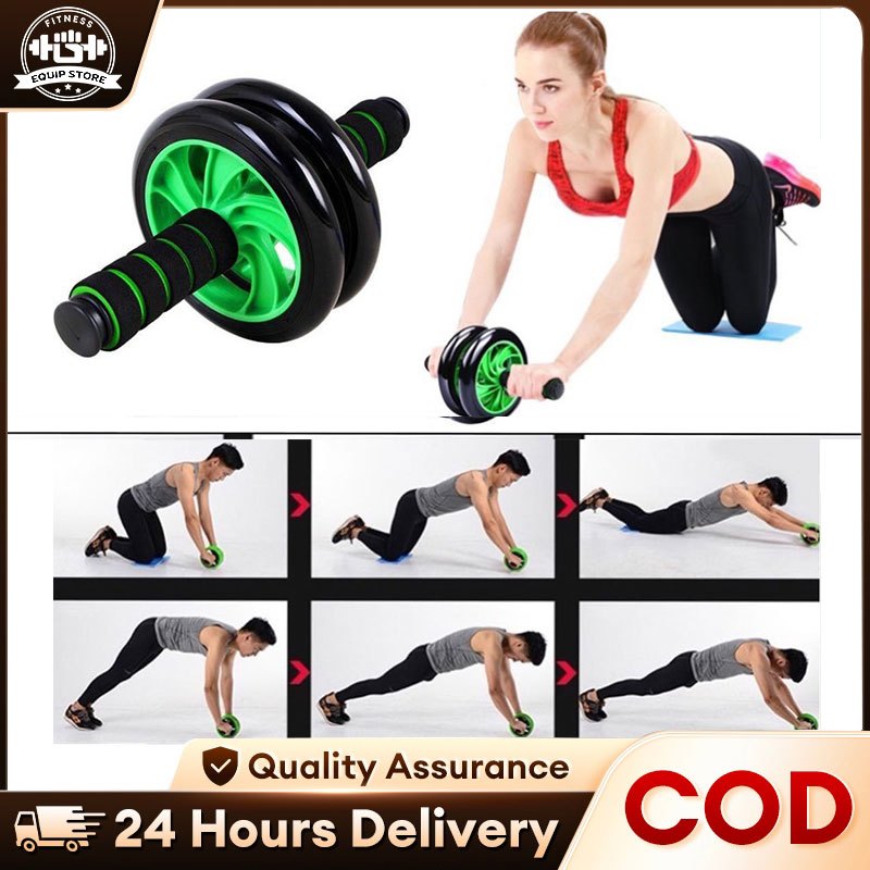 ABS Roller Exercise Abdominal Gym Exercise Equipment Silent Trainer ...