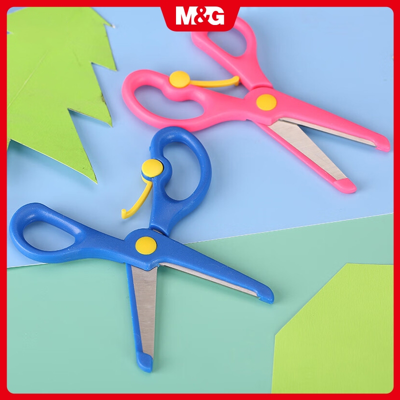 M&G 135mm Children's Scissors, Safety Protection And Labor-Saving ...