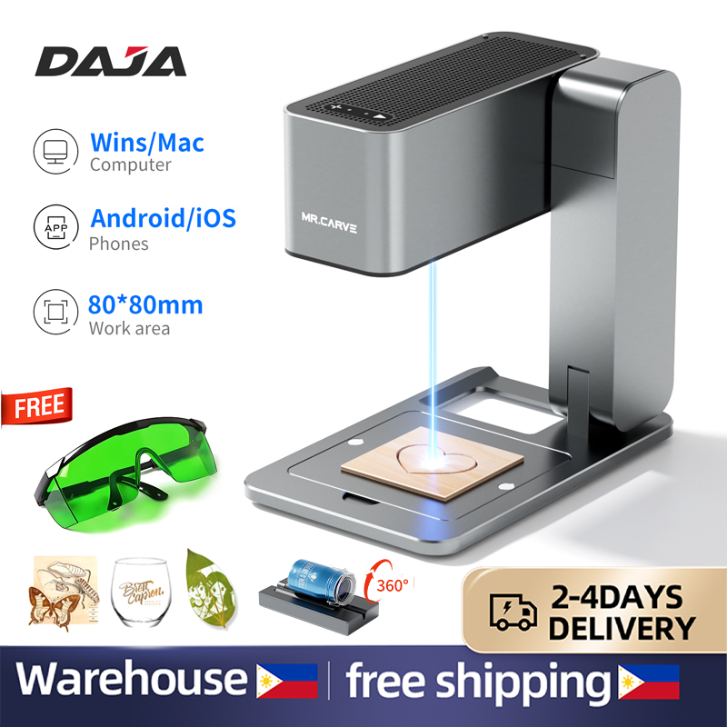 DAJA C1 Portable Engraving Machine Wood Block Print Plastic Acrylic ...
