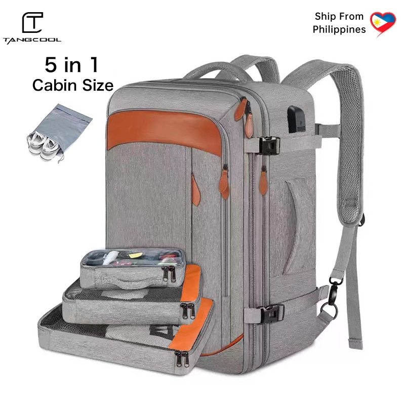 Philippine available 5pcs Travel Backpack expandable waterproof 16 inch ...
